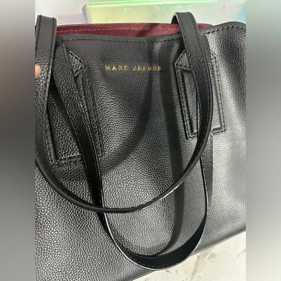 Marc Jacobs Black Leather Tote Bag - Picture 8 of 14
